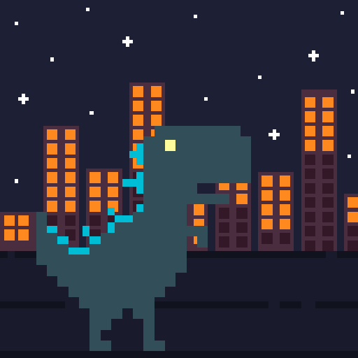 Godzilla inspired Dino Runner NFT