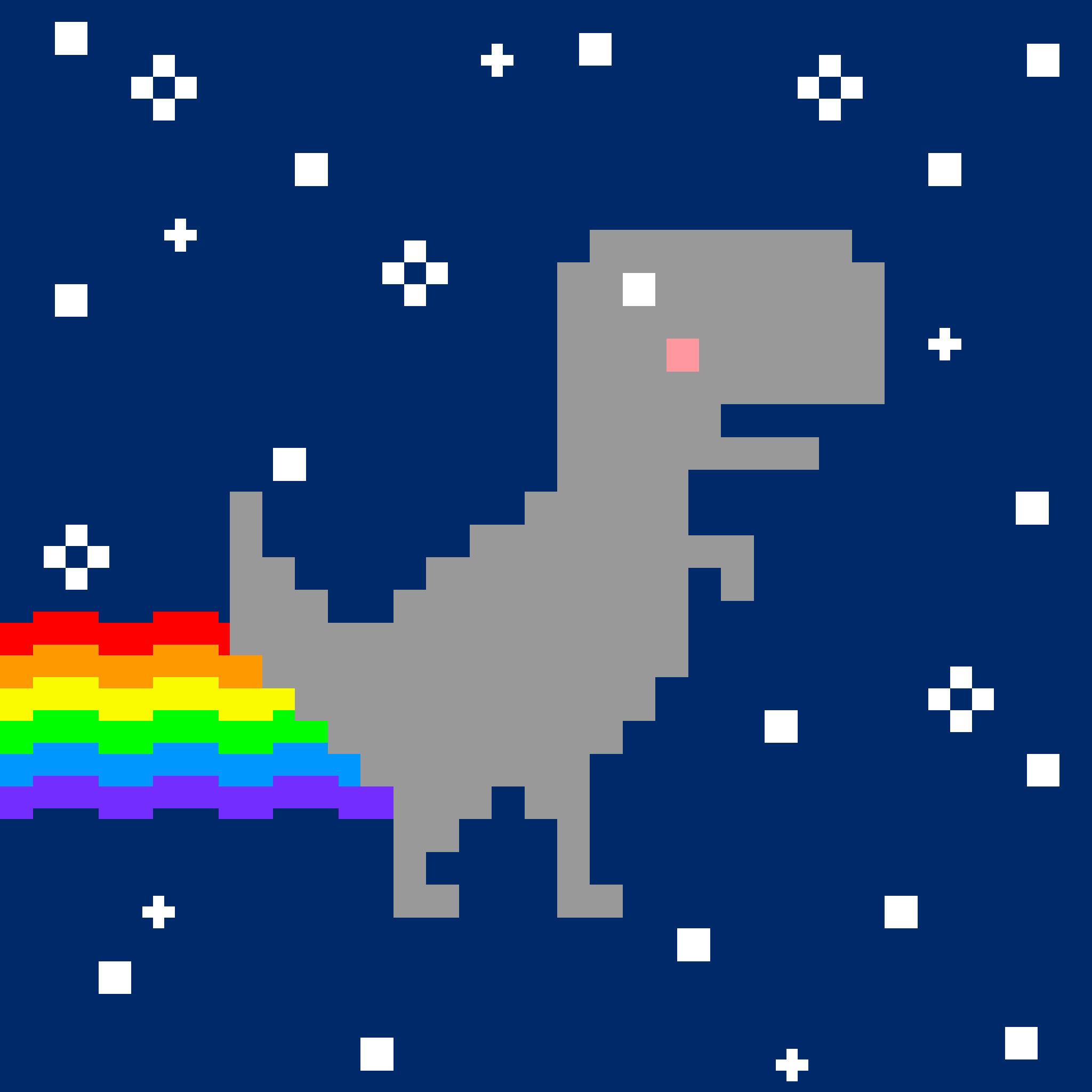Nyan cat inspired Dino Runner NFT