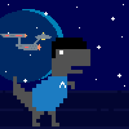 Spock inspired Dino Runner NFT